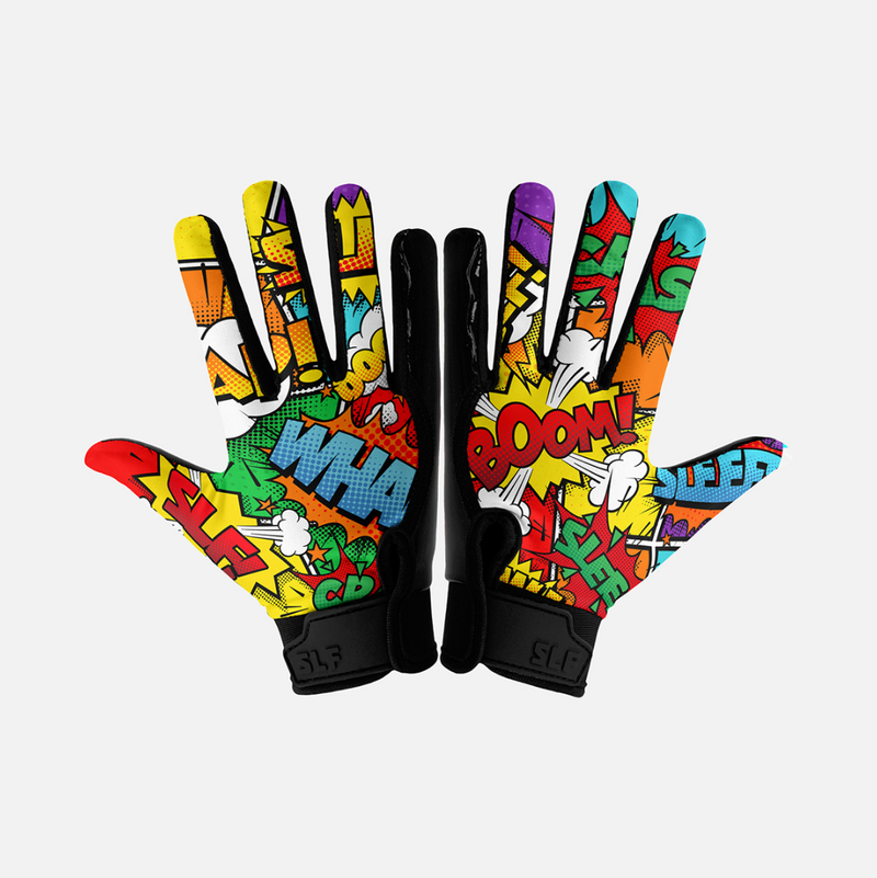 Boom Sticky Kids Football Receiver Gloves
