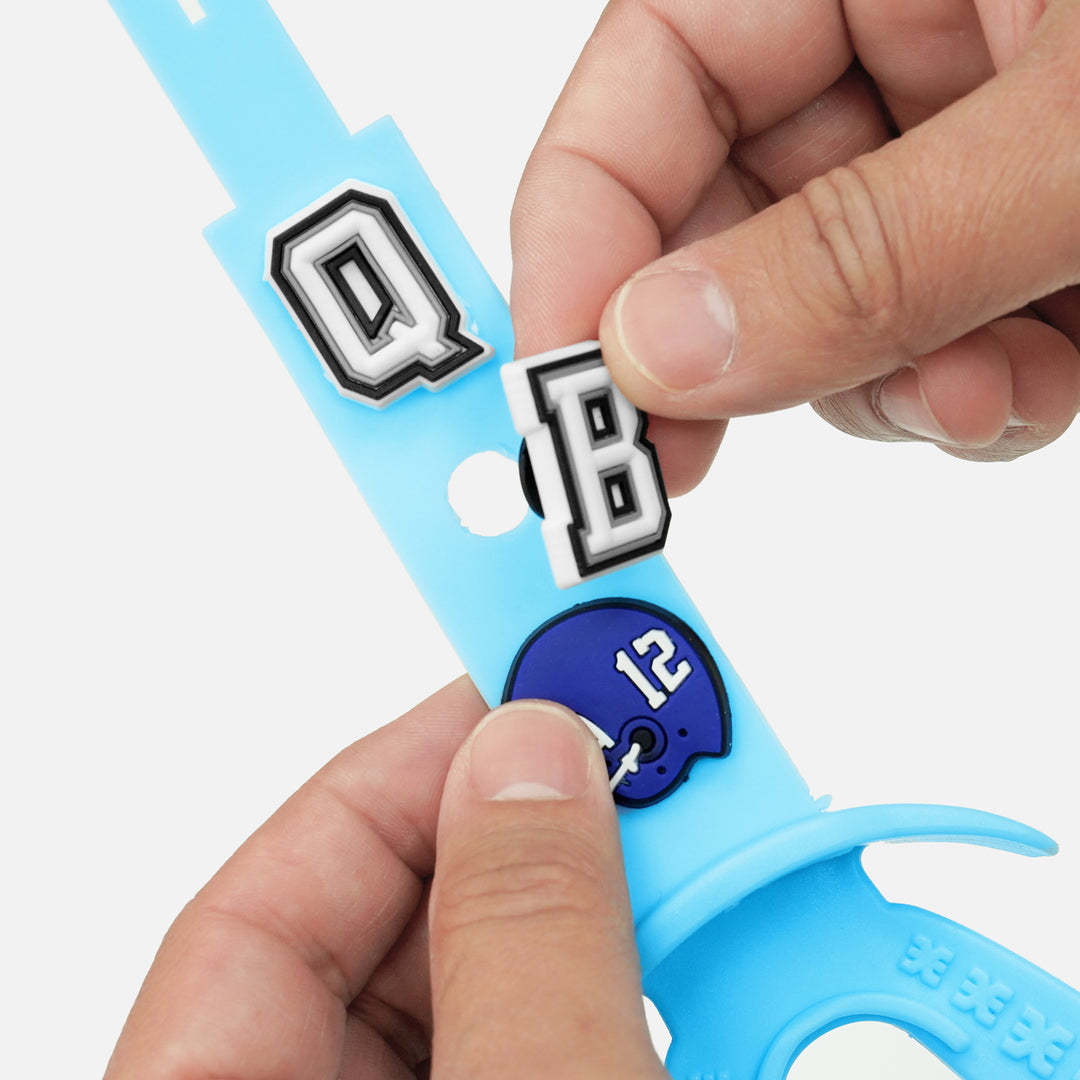 Baby Blue Soft Football Mouthguard 2.0