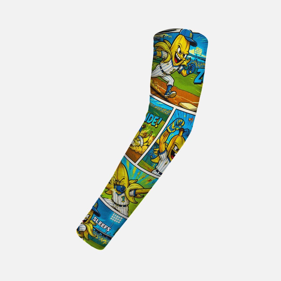 Banana Baseball MVP Kids Arm Sleeve