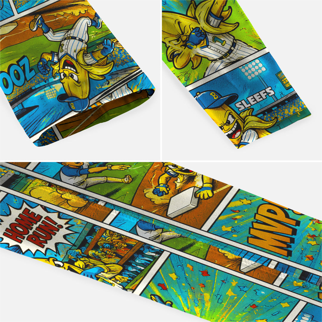 Banana Baseball MVP Kids Arm Sleeve