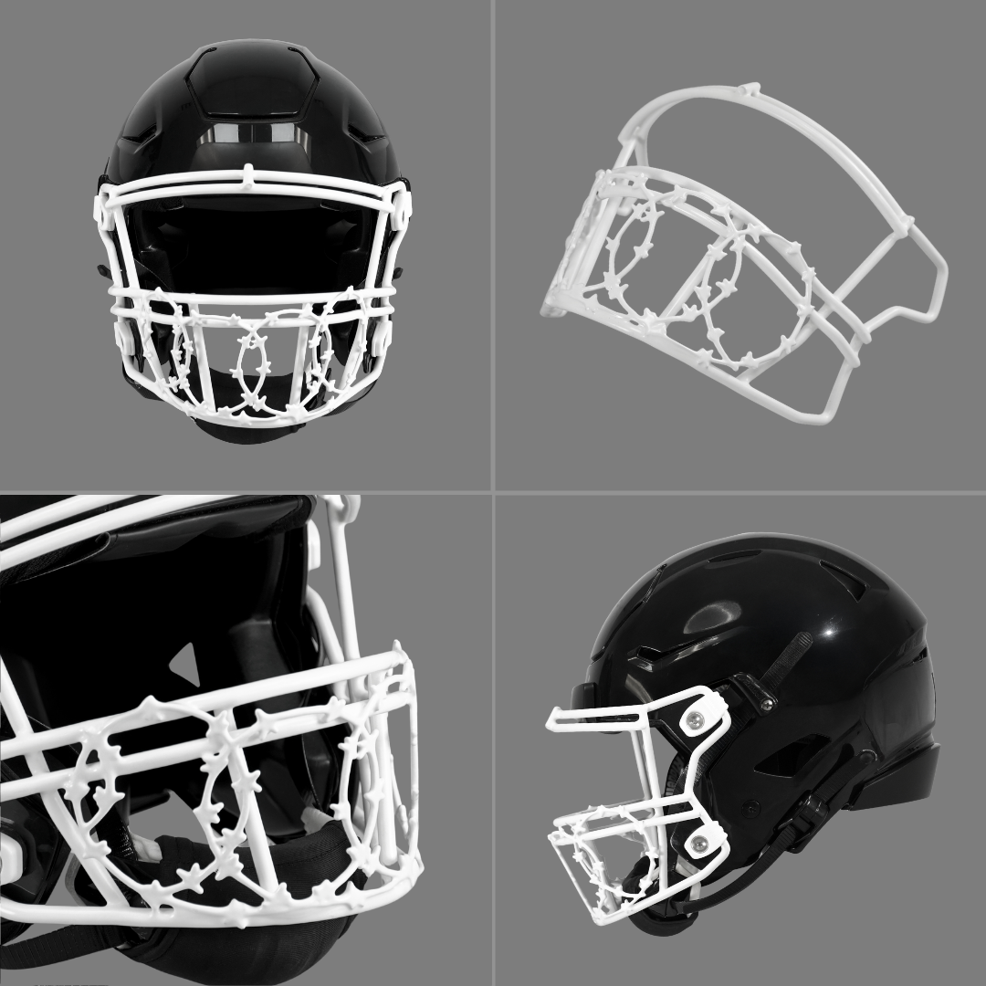 Barbed Wire Football Facemask for Riddell SpeedFlex