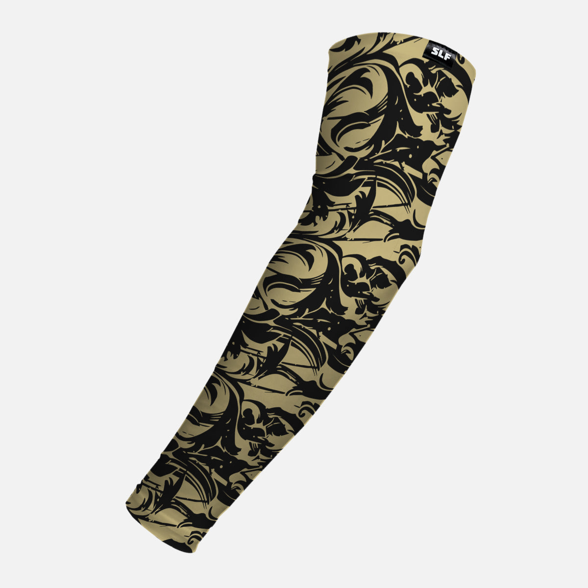 Baroque 2 Old Gold and Black Arm Sleeve