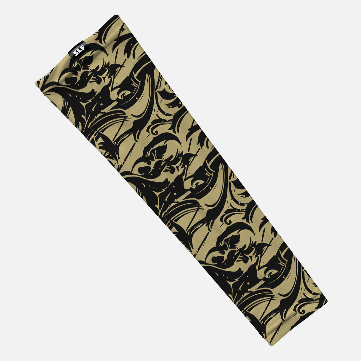 Baroque 2 Old Gold and Black Arm Sleeve