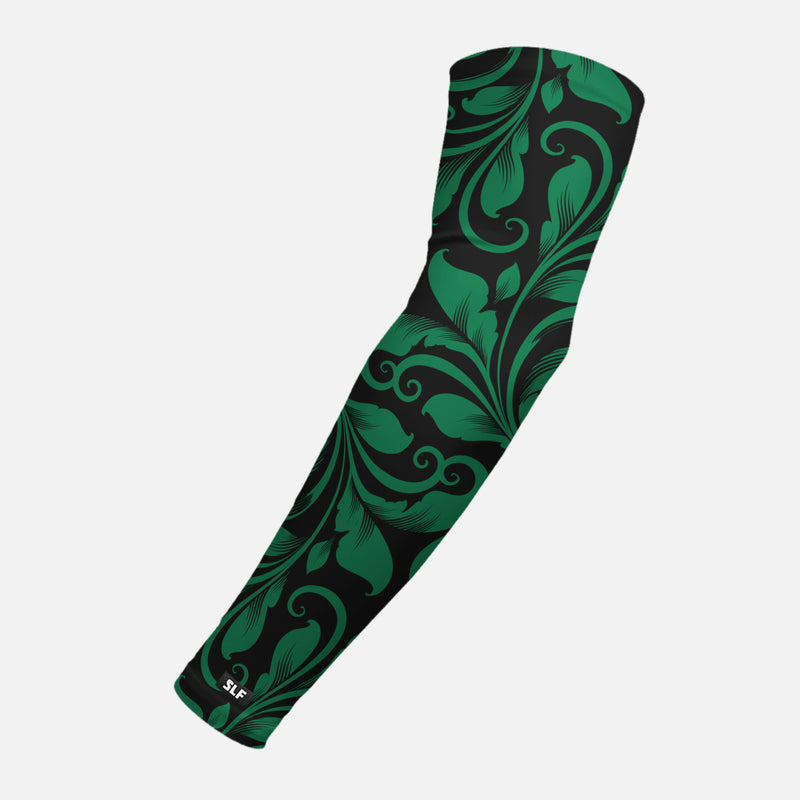 Baroque Gotham Green and Black Arm Sleeve