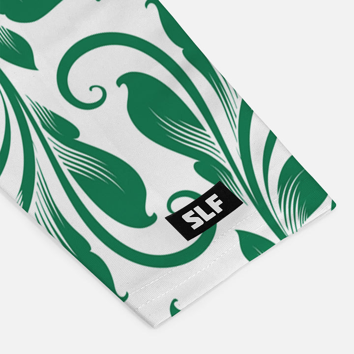 Baroque Gotham Green and White Arm Sleeve