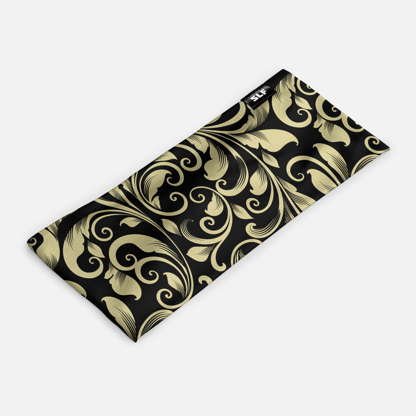 Baroque Old Gold and Black Headband