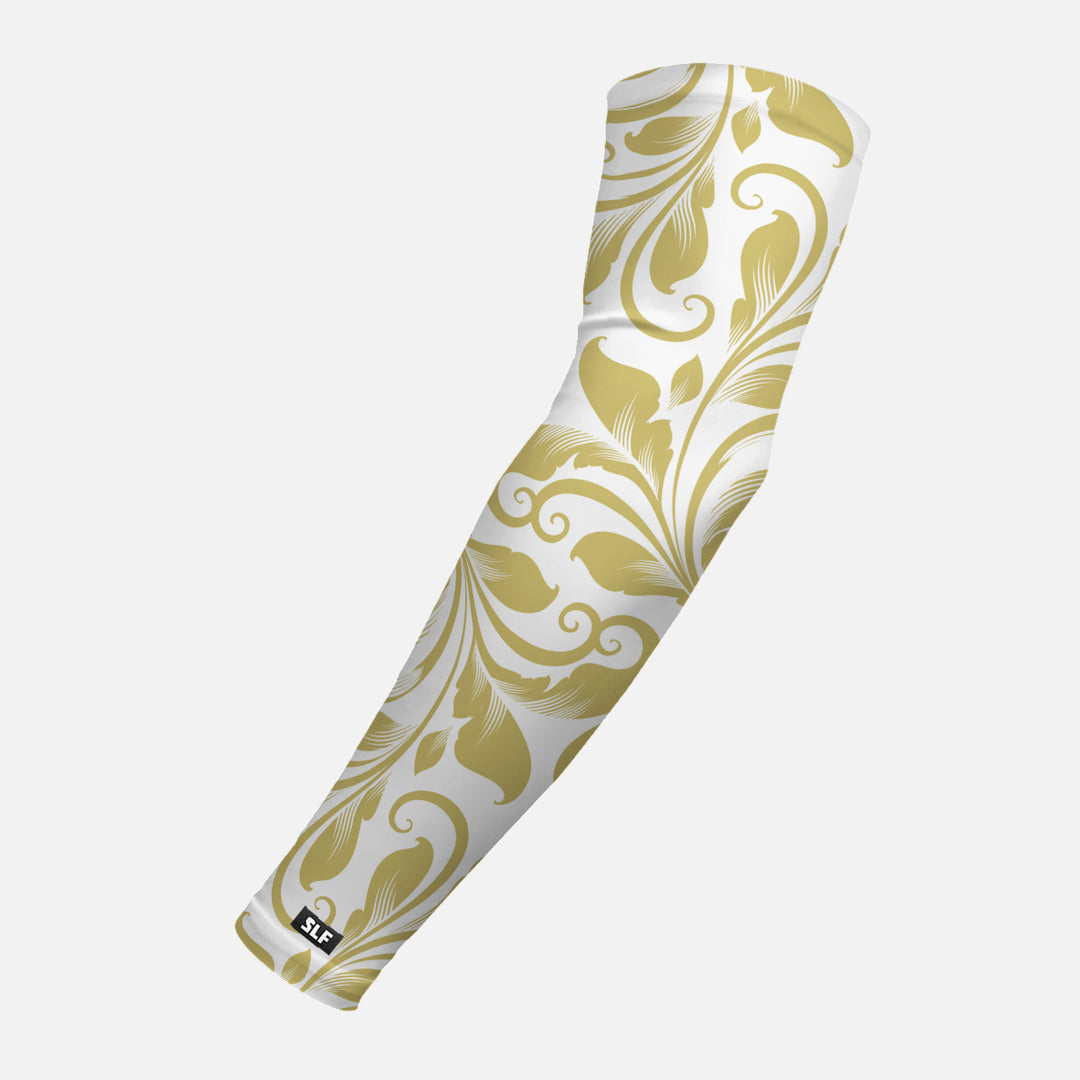 Baroque Old Gold and White Arm Sleeve