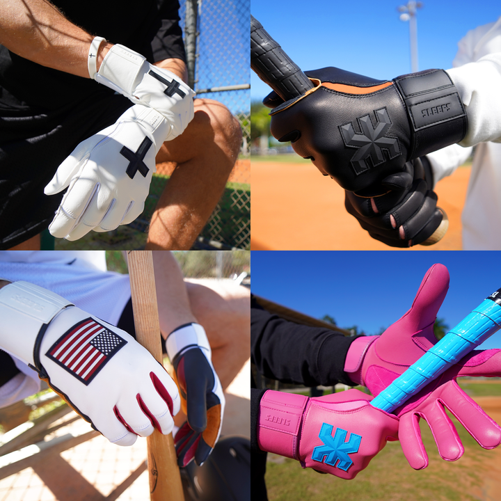 Ice Cream Cone Baseball Batting Gloves