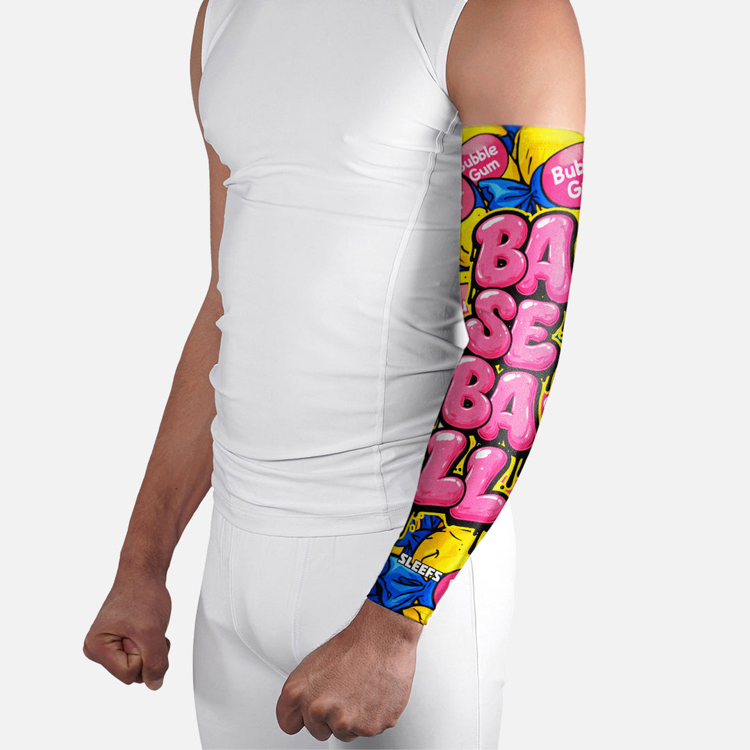 Baseball Bubble Gum Arm Sleeve
