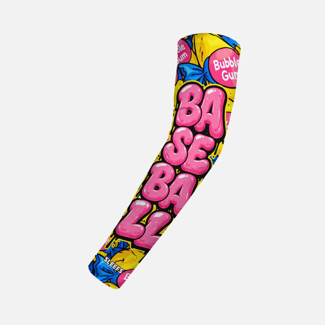 Baseball Bubble Gum Kids Arm Sleeve