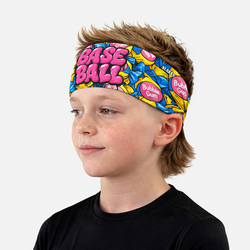 Baseball Bubble Gum Kids Headband