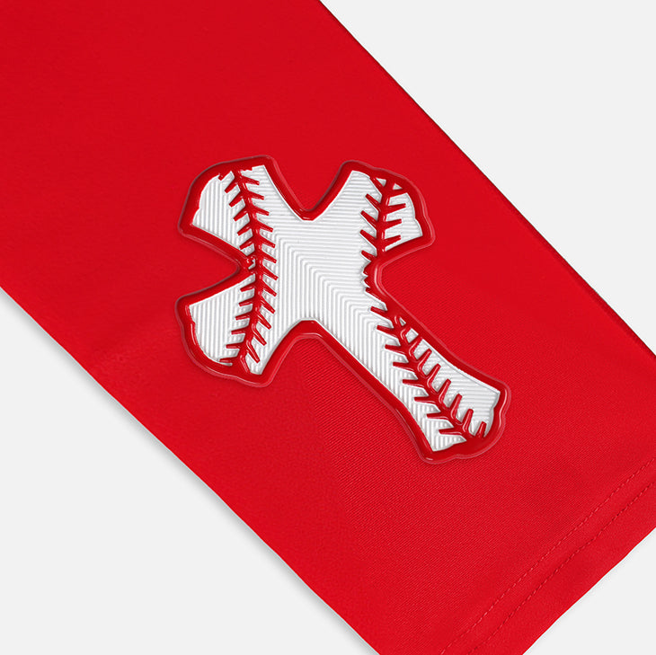 Baseball Cross Patch Arm Sleeve