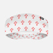 Baseball Cross Pattern White Headband