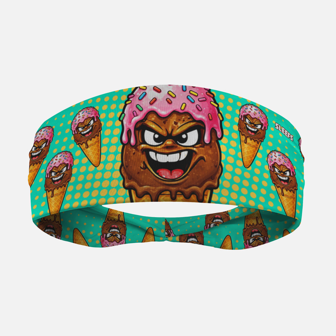 Cool Mint Sprinkle Cone Headband