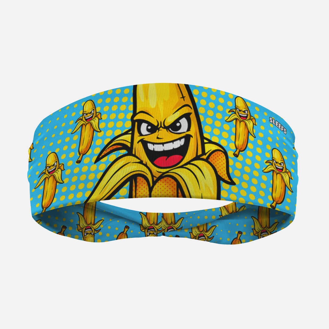 Electric Blue Power Banana Headband