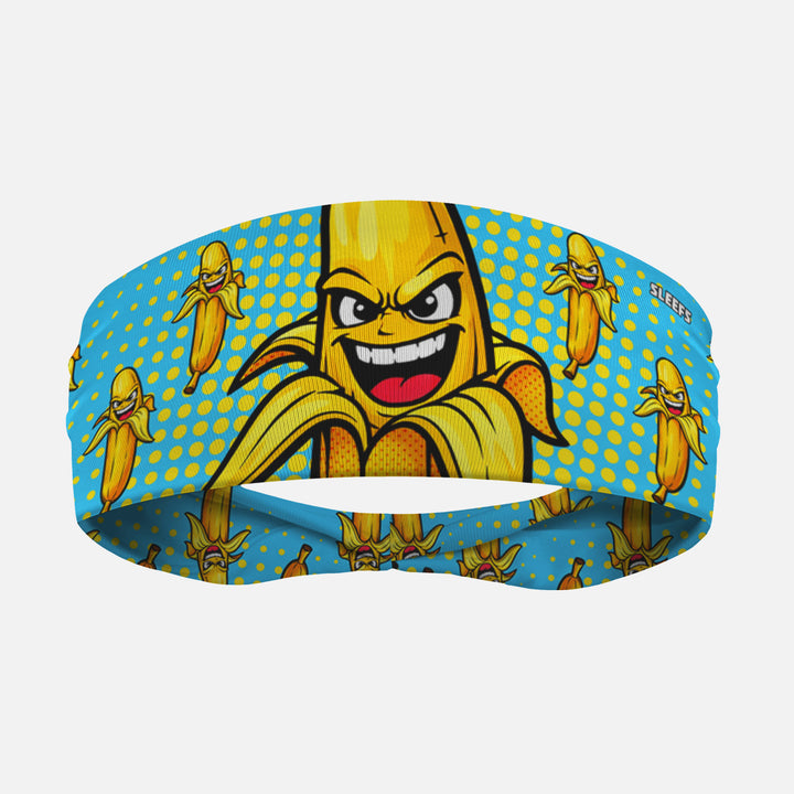 Electric Blue Power Banana Headband