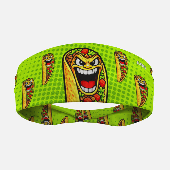 Neon Lime Fiesta Taco Headband