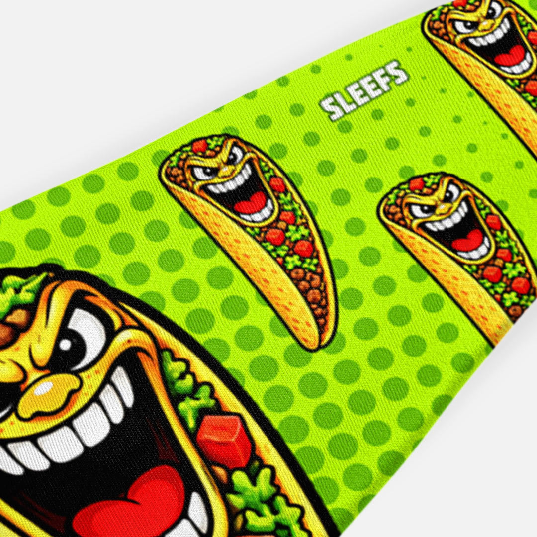 Neon Lime Fiesta Taco Headband
