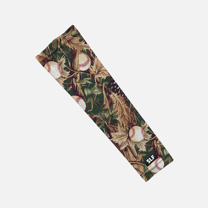 Baseball Forest Camo Kids Arm Sleeve