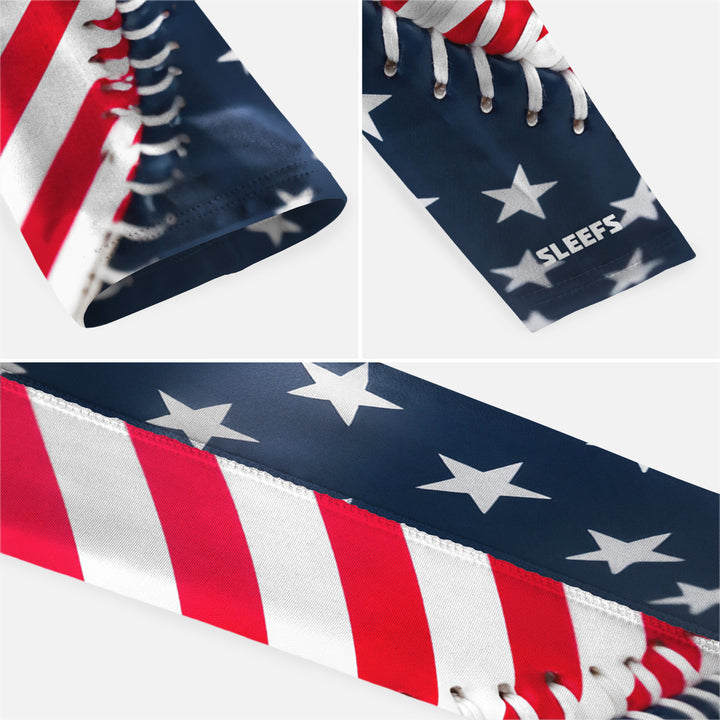Baseball Lace All-Star USA Kids Arm Sleeve