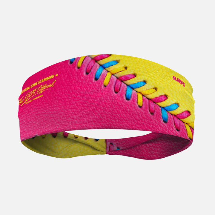 Softball Lace Power Pink Headband