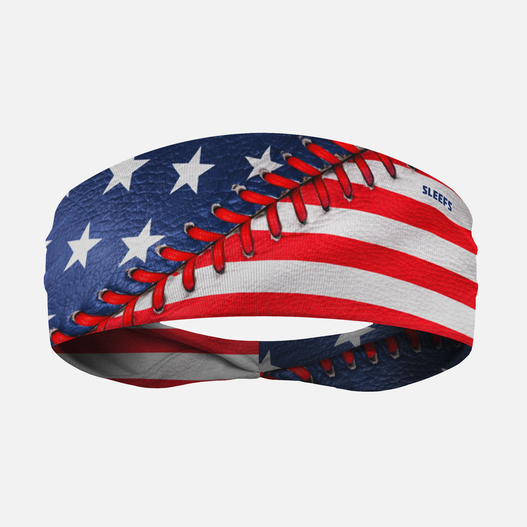 Baseball Lace All-Star USA Headband