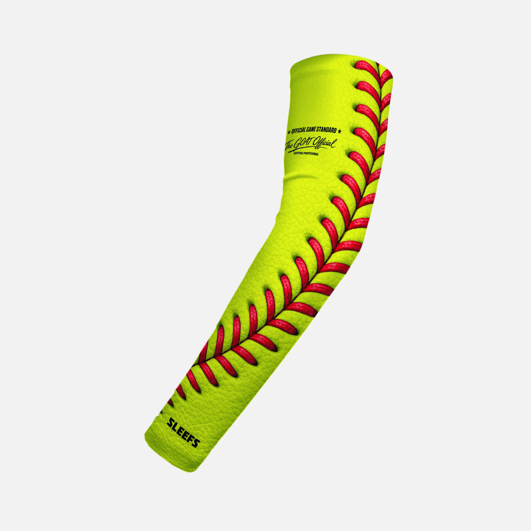 Softball Lace Electric Volt Kids Arm Sleeve