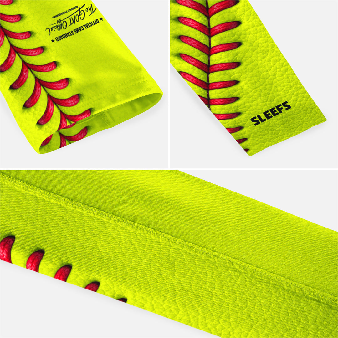 Softball Lace Electric Volt Kids Arm Sleeve