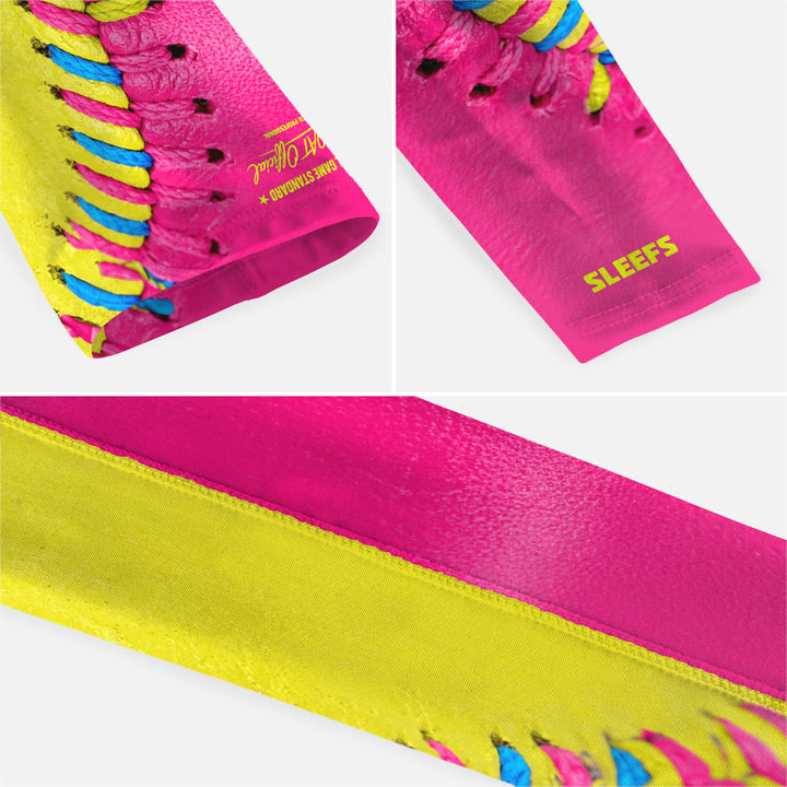 Softball Lace Power Pink Kids Arm Sleeve
