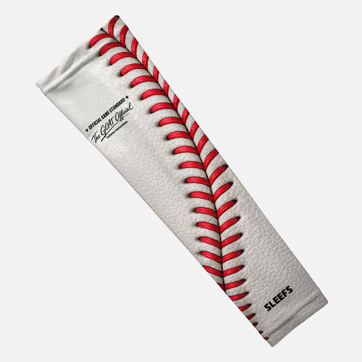 Baseball Lace Pro White Arm Sleeve
