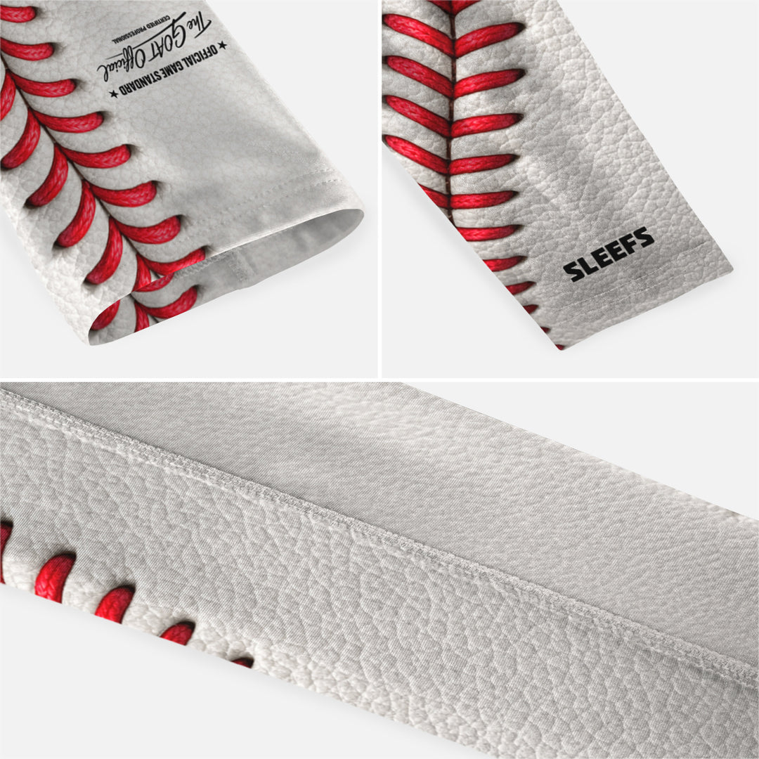 Baseball Lace Pro White Kids Arm Sleeve