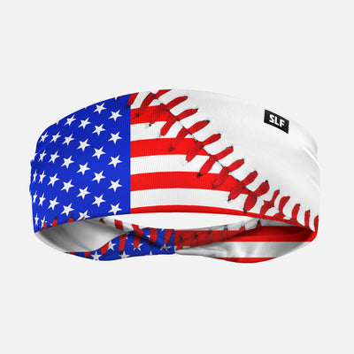 Baseball Lace USA Headband