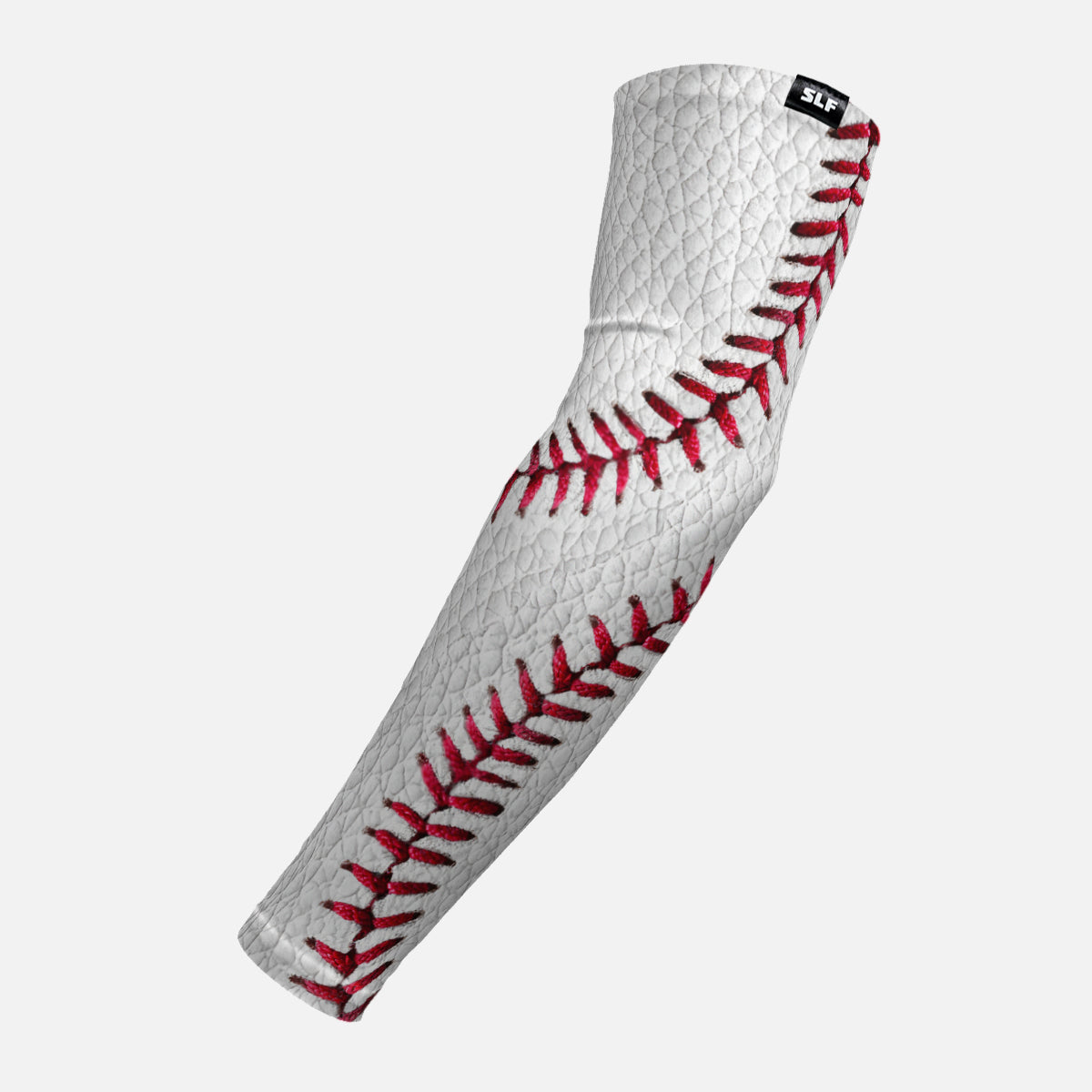 Baseball Lace White Leather Arm Sleeve