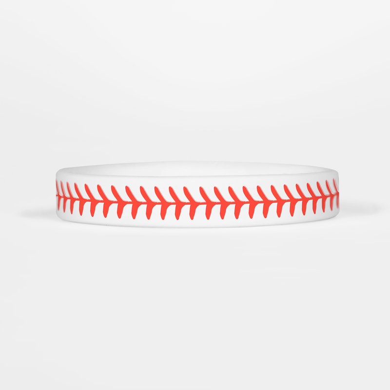 Baseball Laces Motivational Wristband