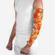 Baseball Tie Dye Orange Arm Sleeve