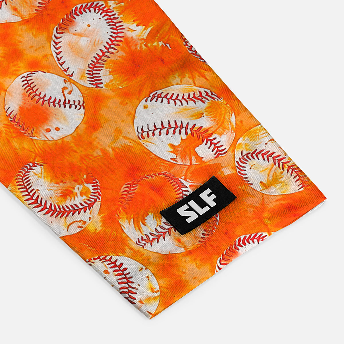 Baseball Tie Dye Orange Arm Sleeve