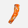 Baseball Tie Dye Orange Kids Arm Sleeve