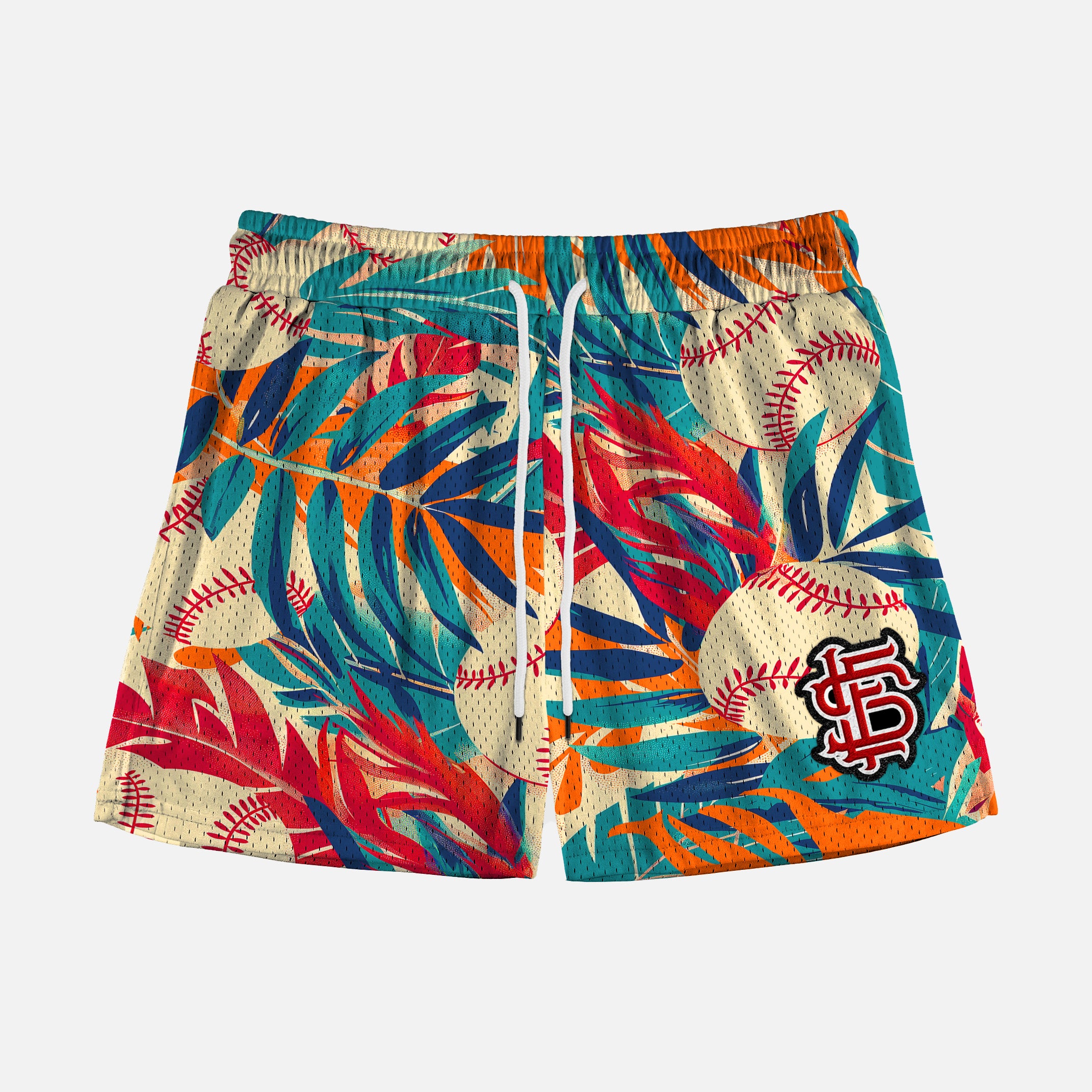 Baseball Tropical Vibes Shorts - 5