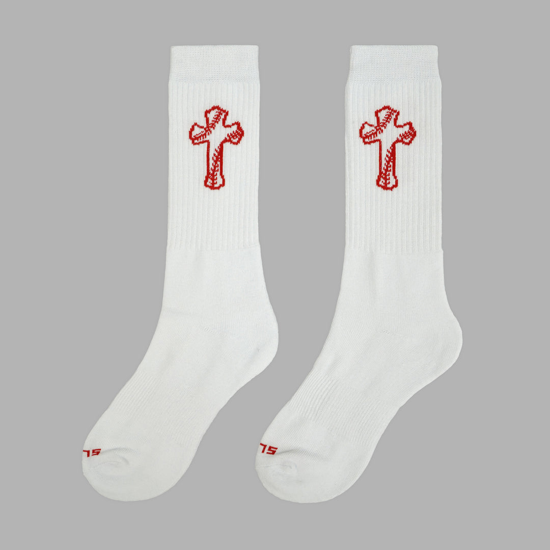 Baseball Cross Crew Socks