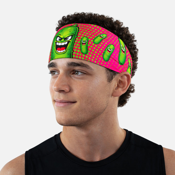 Hyper Pink Super Pickle Headband