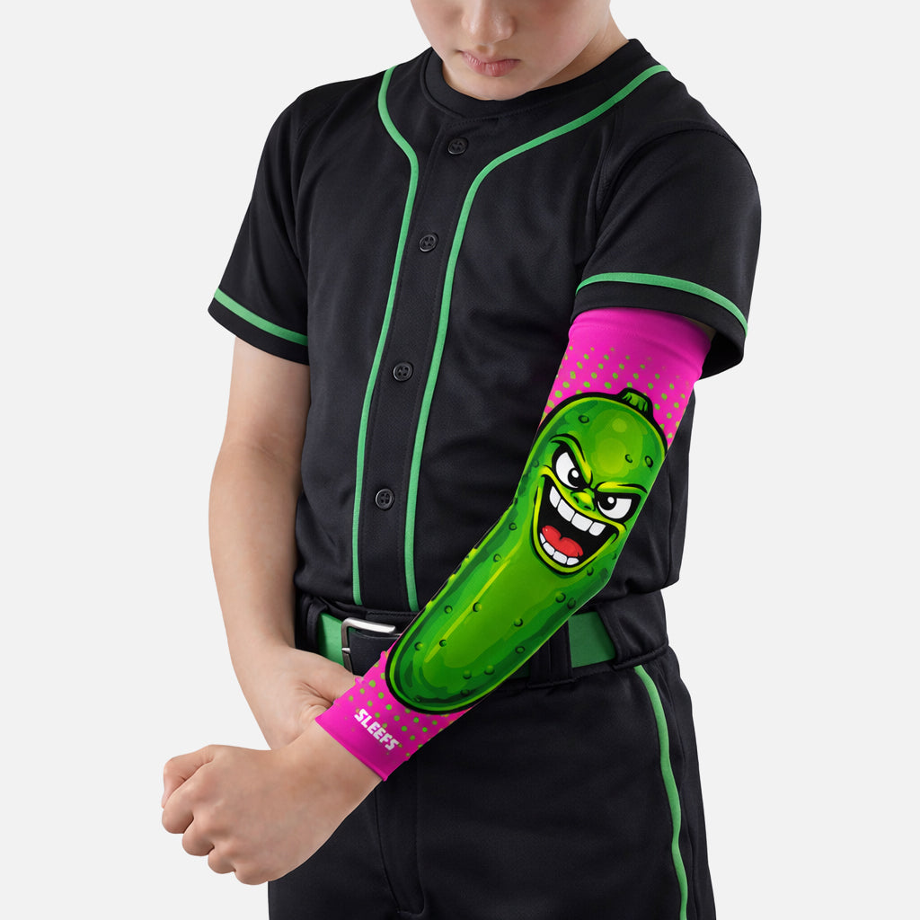 Hyper Pink Super Pickle Kids Arm Sleeve
