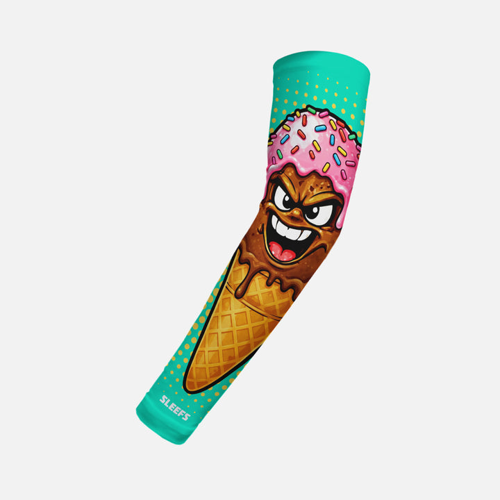 Cool Mint Sprinkle Cone Kids Arm Sleeve