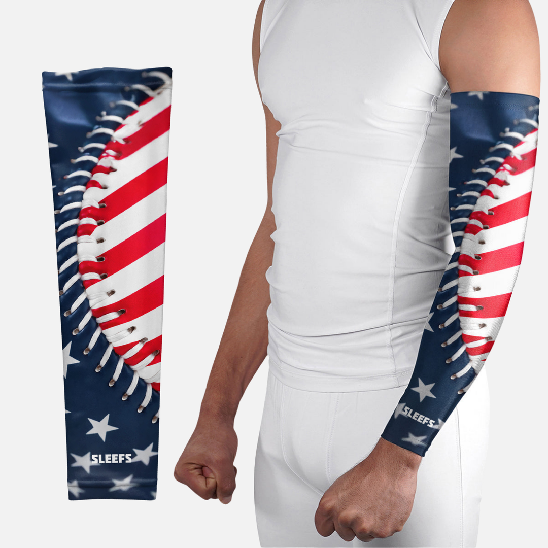 Baseball Lace All-Star USA Arm Sleeve