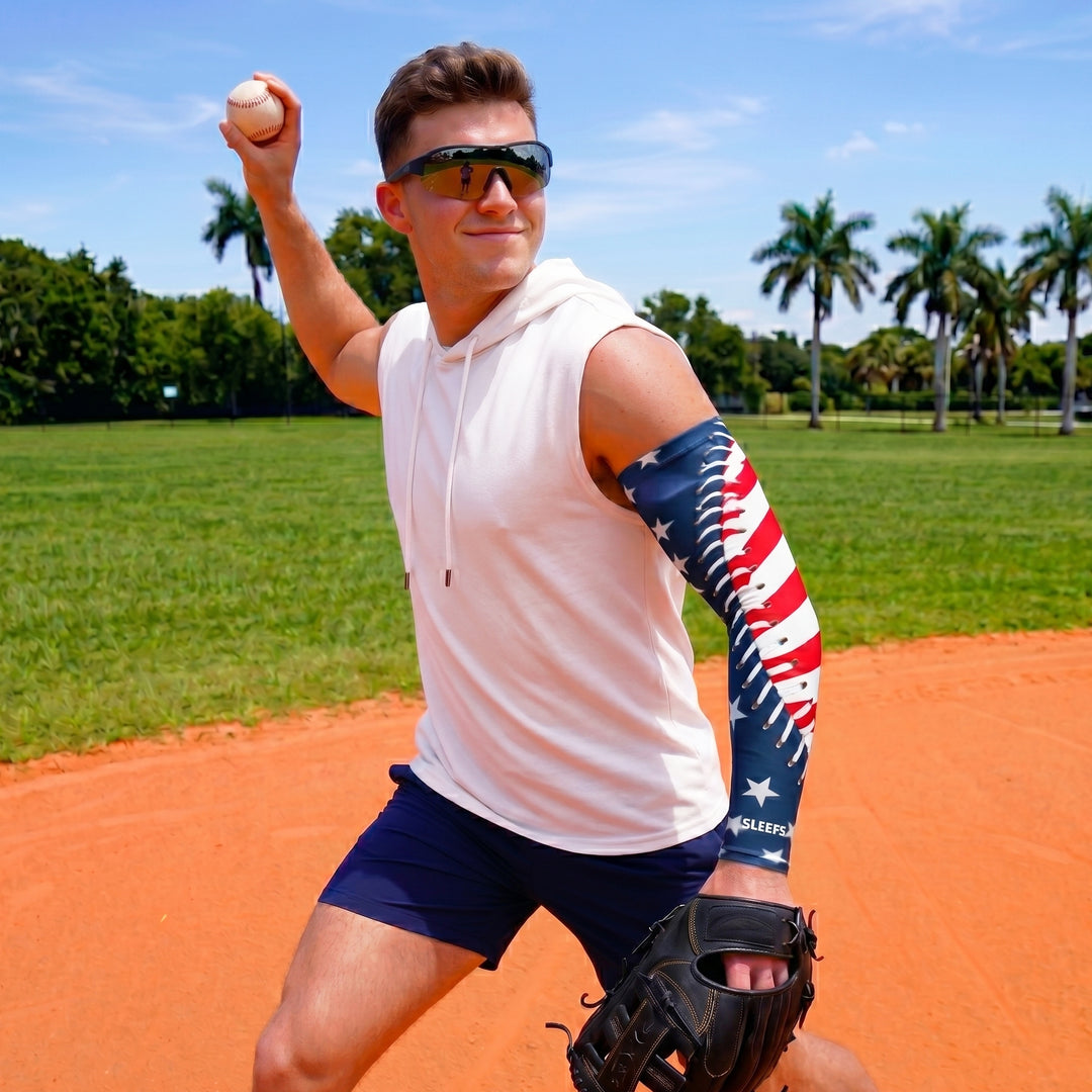 Baseball Lace All-Star USA Arm Sleeve