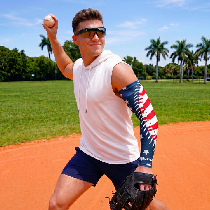 Baseball Lace All-Star USA Arm Sleeve