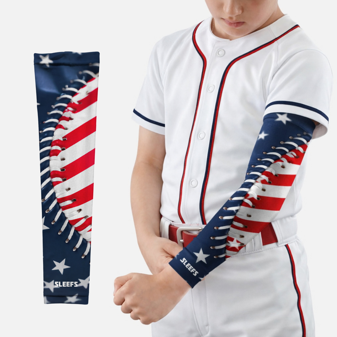 Baseball Lace All-Star USA Kids Arm Sleeve