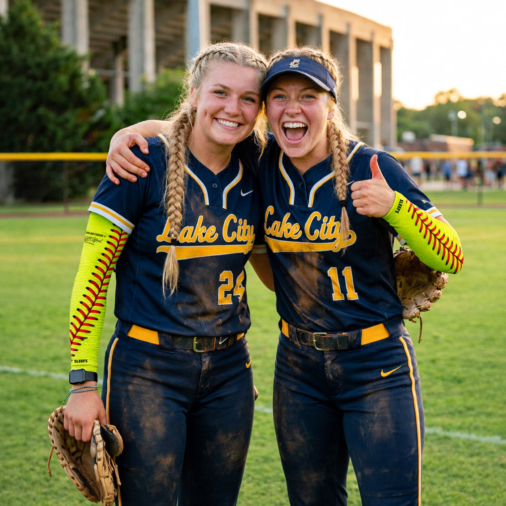 Softball Lace Electric Volt Arm Sleeve