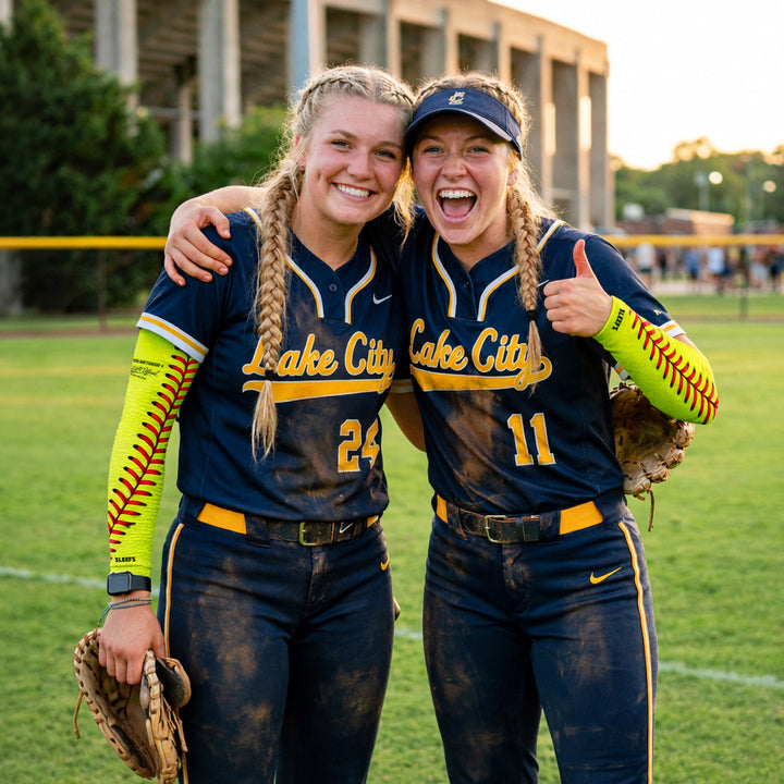 Softball Lace Electric Volt Arm Sleeve