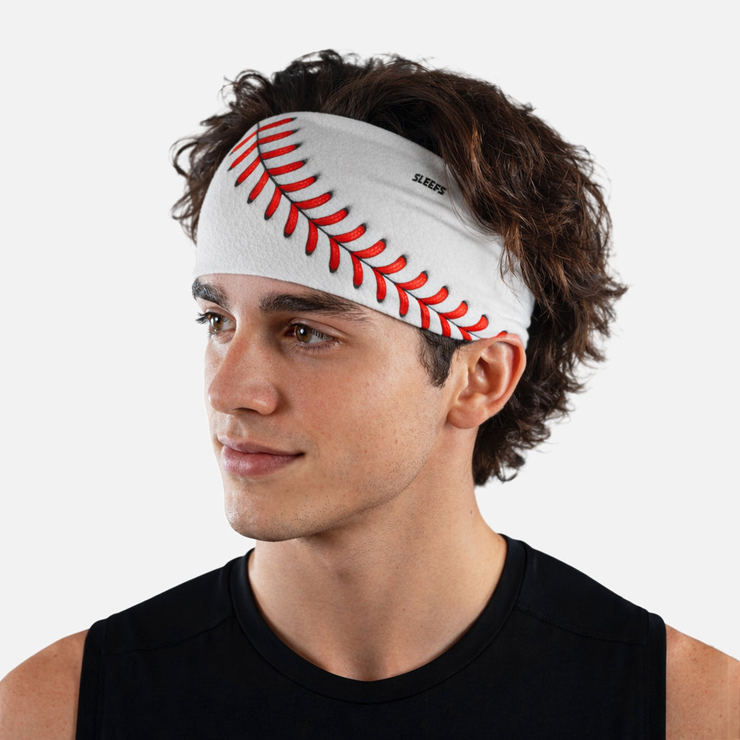 Baseball Lace Pro White Headband