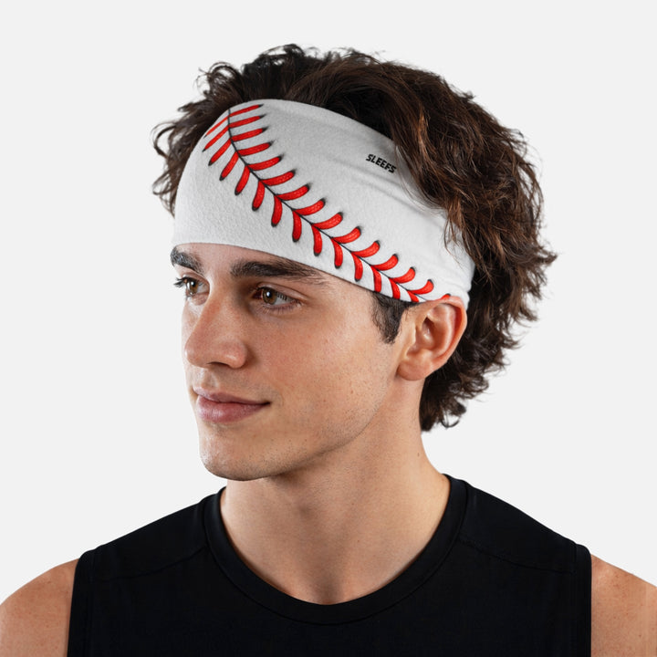 Baseball Lace Pro White Headband